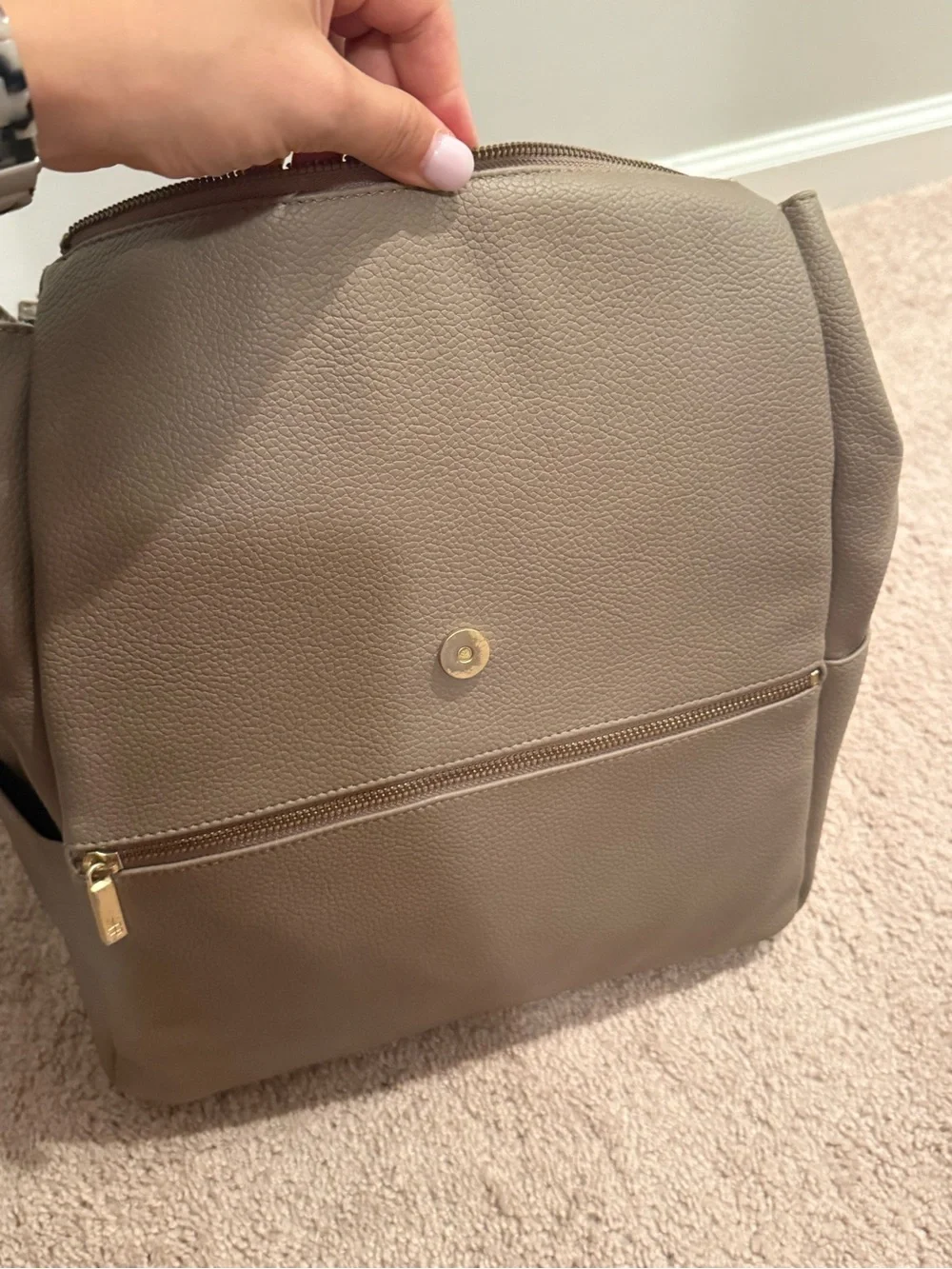Freshly picked diaper bag